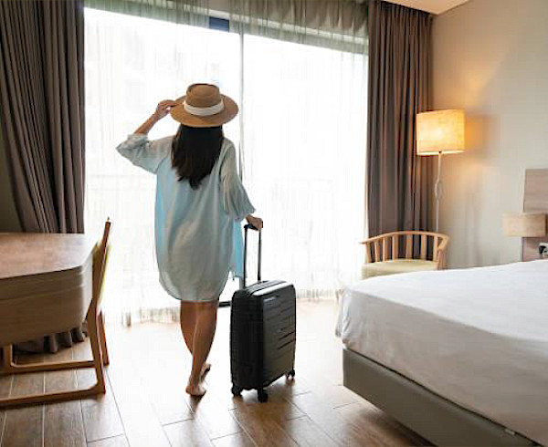 single Lady traveler toom